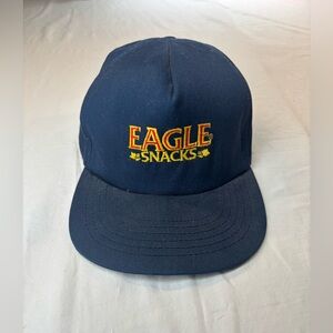 Vintage Trucker hat “Eagle Snacks” style baseball snapback